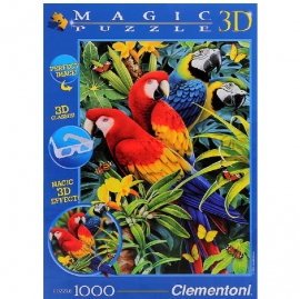 Іграшка пазли ТМ&quot;Clementoni&quot; арт.39188 Папуга 3D 1000 ел.