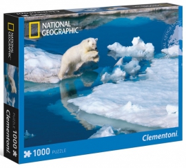 Іграшка пазли ТМ&quot;Clementoni&quot; арт.39304 National Geographic Білий ведмідь1000 ел.
