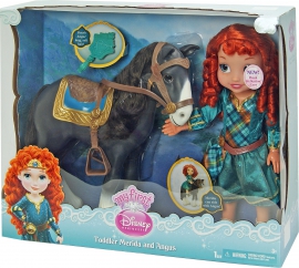Іграшка лялька Disney Меріда і кінь Ангус арт.76348 (79155)  в кор. 16,5*51*41см
