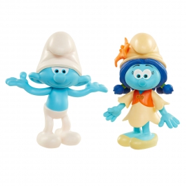 Игрушка фигурка арт. 96567 (96562) Smurfs Clumsy and Smurflily в блистере