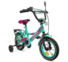 Велосипед детский 2-х колес.12'' Like2bike Sky, бирюзовый, арт. 211204 