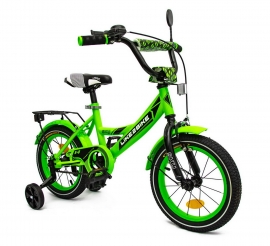 Велосипед детский 2-х колес.14'' Like2bike Sky, салатовый, арт. 211414