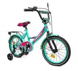 Велосипед детский 2-х колес.16'' Like2bike Sky, бирюзовый, арт. 211601