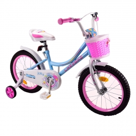 Велосипед детский 2-х колес.18'' Like2bike Jolly, голубой, арт. 211812