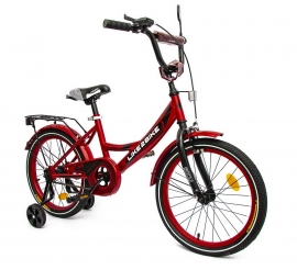 Велосипед детский 2-х колес.18'' Like2bike Sky, бордовый, арт. 211801