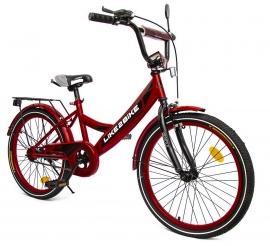 Велосипед детский 2-х колес.20'' Like2bike Sky, бордовый, арт. 212001
