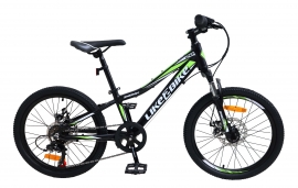 Велосипед подростковый 2-х колес.20'' Like2bike Energy, черный матовый, арт. A212001