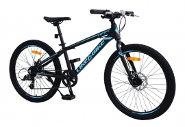 Велосипед подростковый 2-х колес.24'' Like2bike Raft, чёрный матовый, арт. A212410