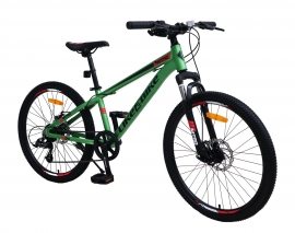 Велосипед подростковый 2-х колес.24'' Like2bike Nitro, зелёный матовый, арт. A212408